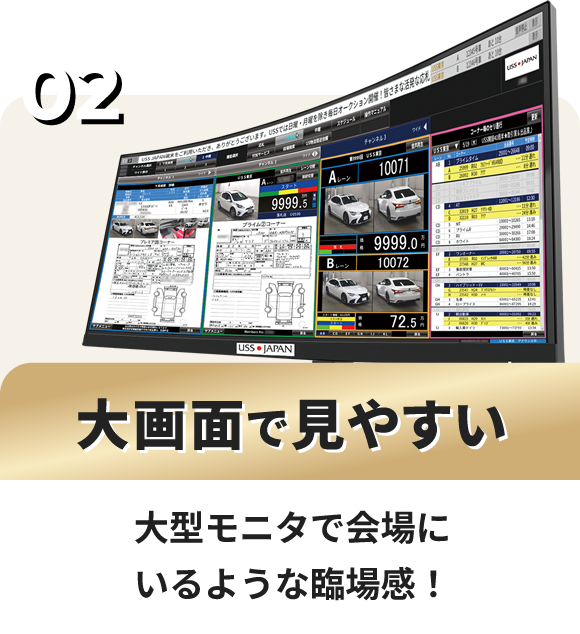 大画面で見やすい